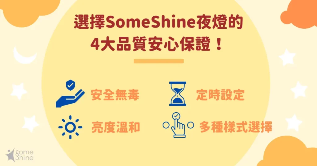 選擇 SomeShine 夜燈的 4 大品質安心保證！